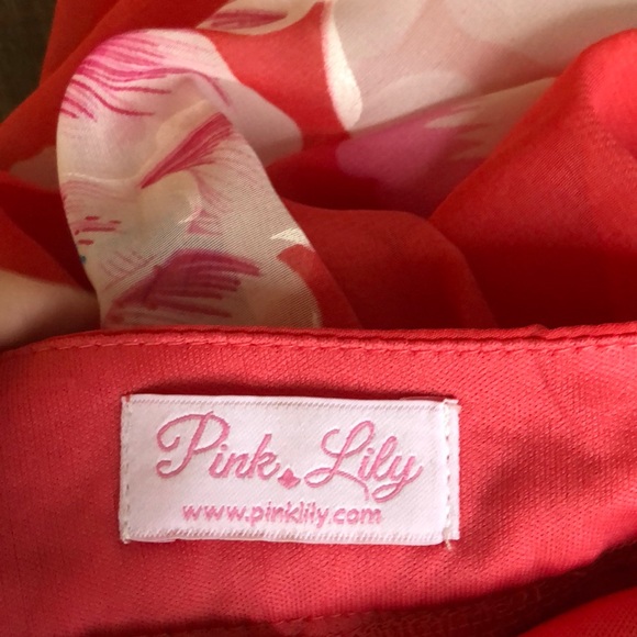 Pink floral maxi dress size M - Picture 5 of 7